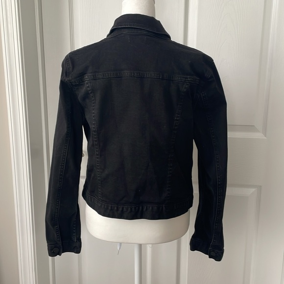Calvin Klein Jeans Black Denim Jacket - Picture 2 of 8